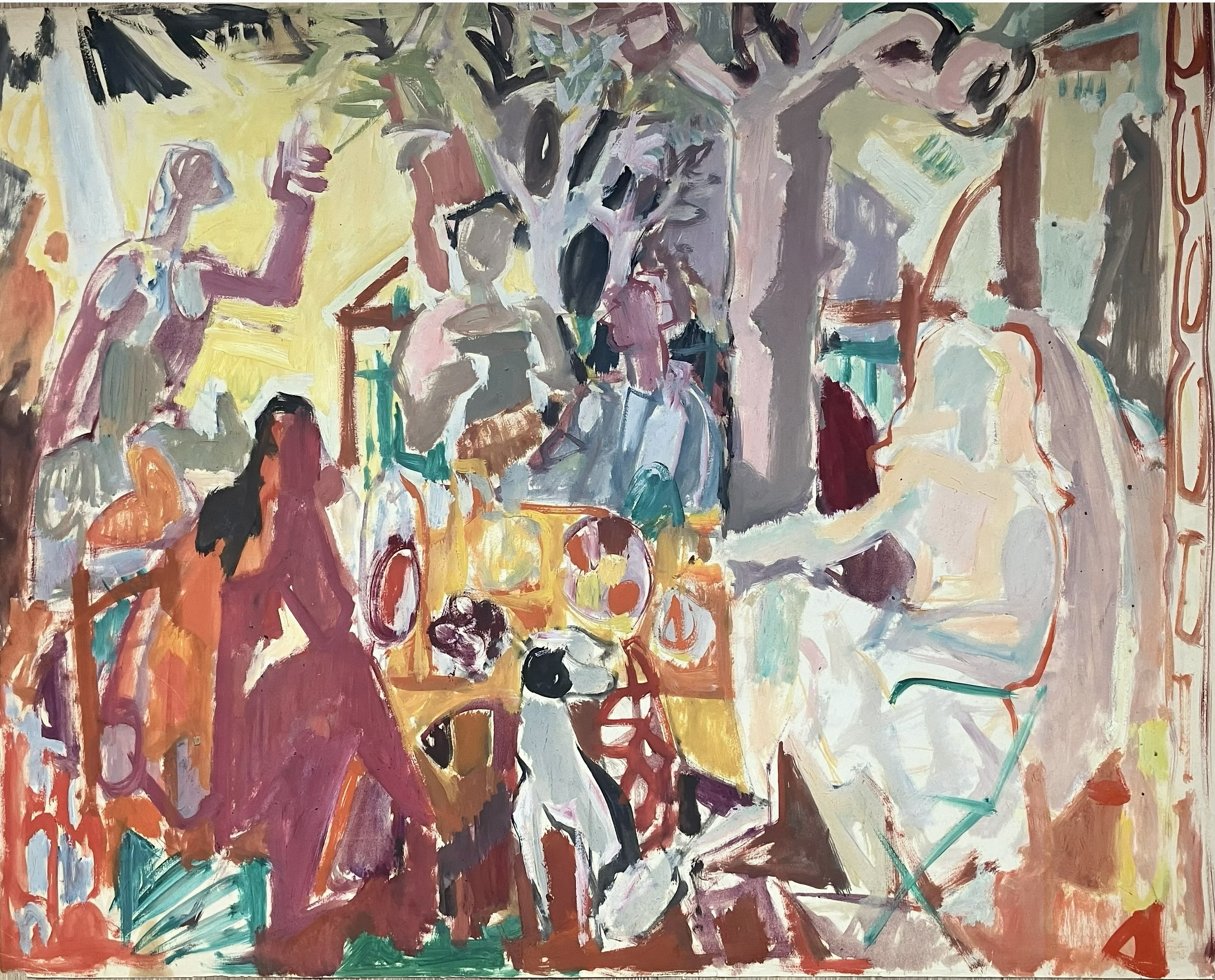 Jean Aujame - Les amis de Cagnes 1948