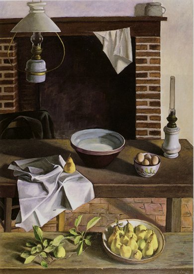 Henri Jannot - La table de la cuisine