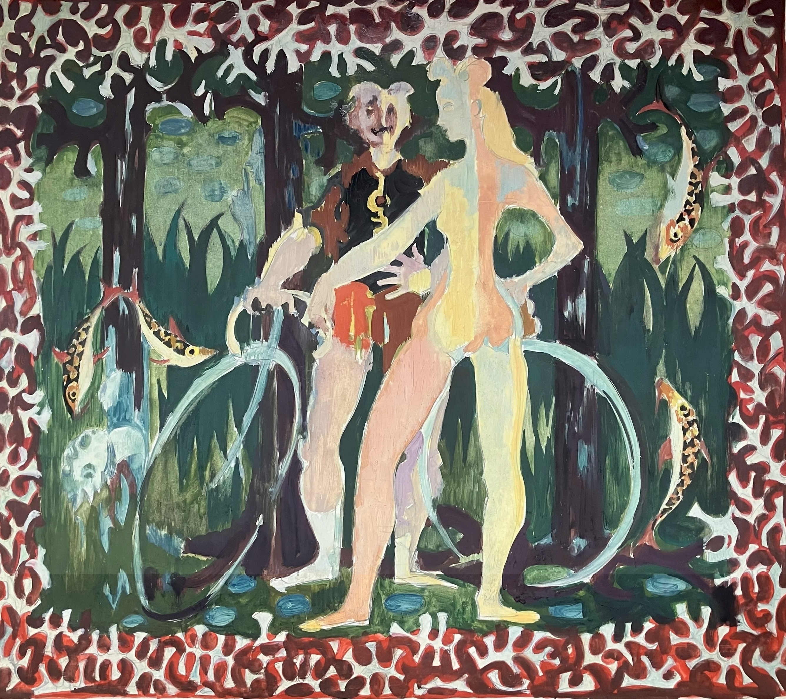 Jean Aujame - Les cycliste 195�