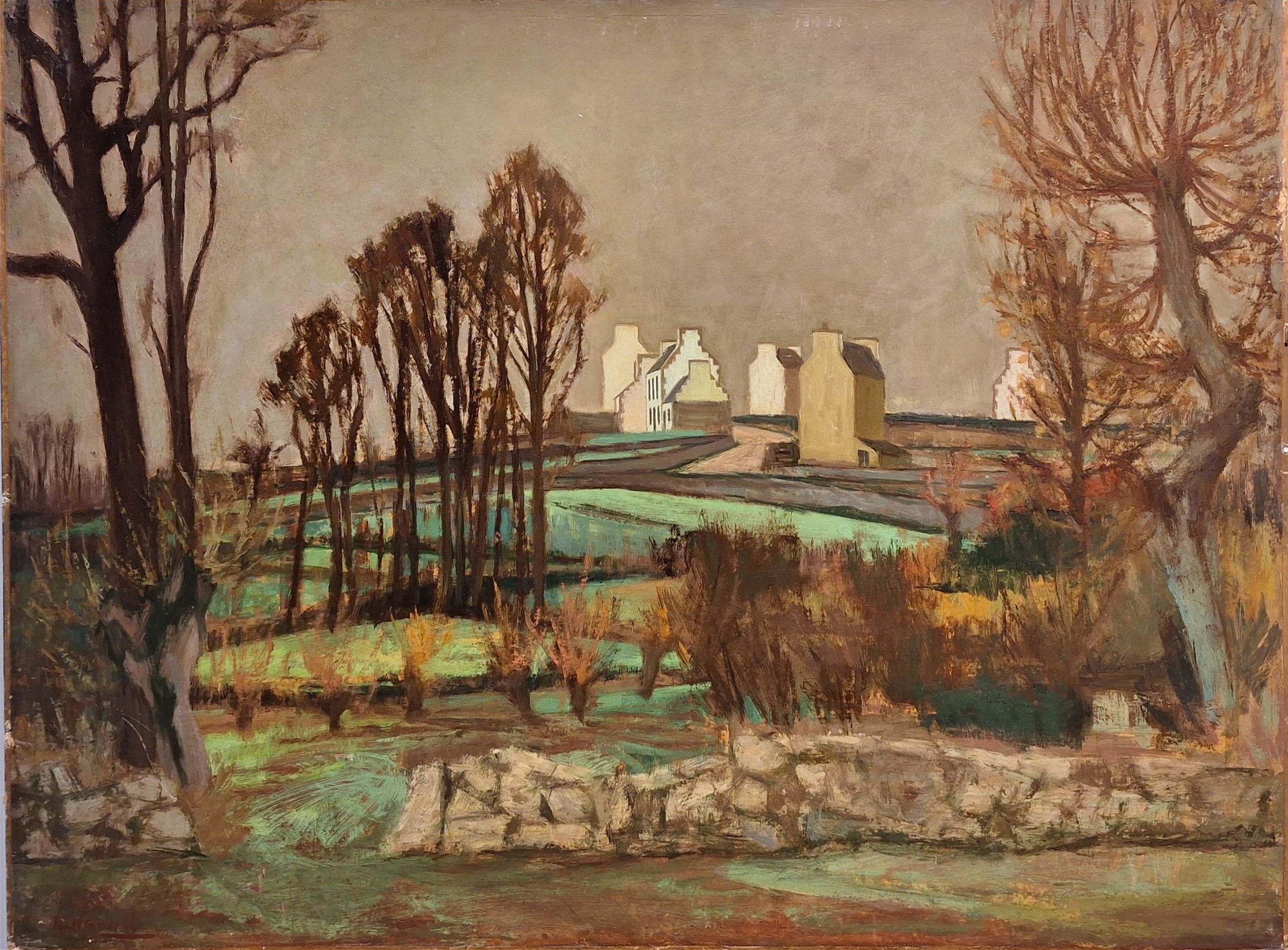 Henri Jannot - Lande Bretonne Audierne 1950