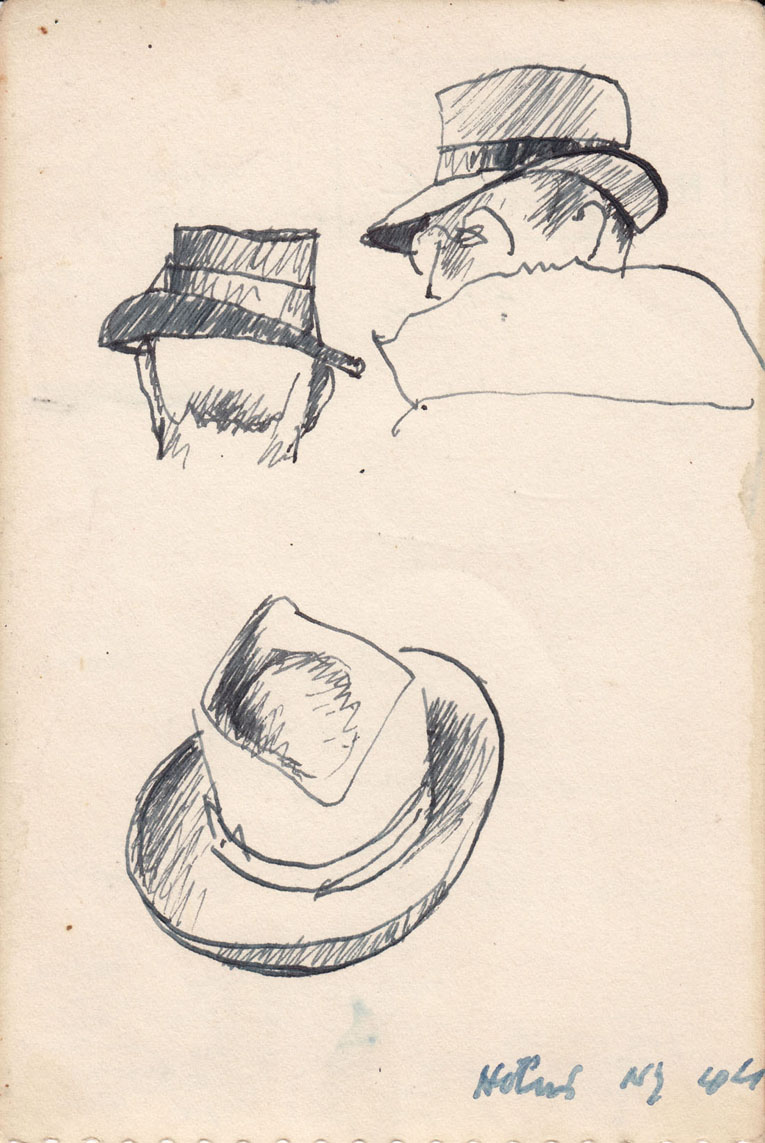 Jean Hlion - Homme et chapeau, New York 1944