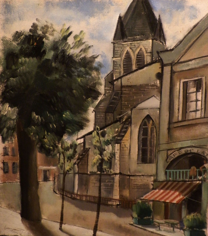 Henri Jannot - La bche rouge et blanche 1927