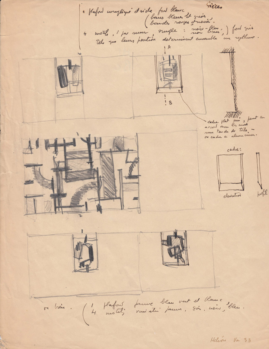 Jean Hlion - Projet de plafond 1933
