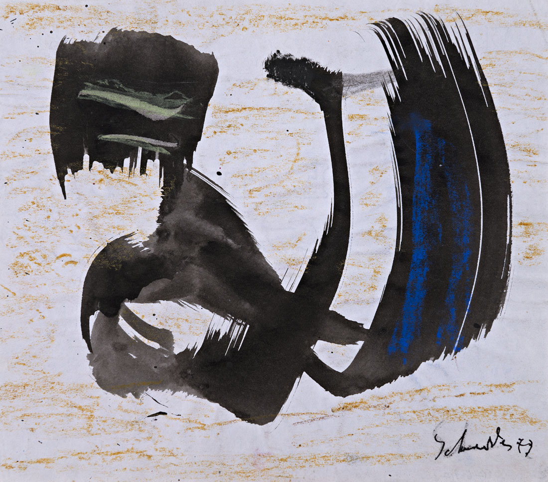 Grard Schneider - Sans titre 1973