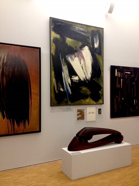 Grard Schneider - Schneider, Hartung, Soulage , au centre Georges Pompidou