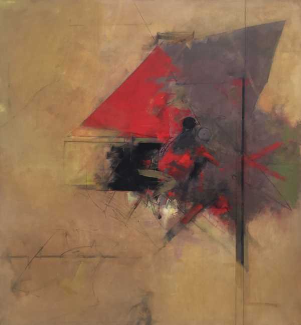 Albert  BITRAN - Rouge latral sur verticale