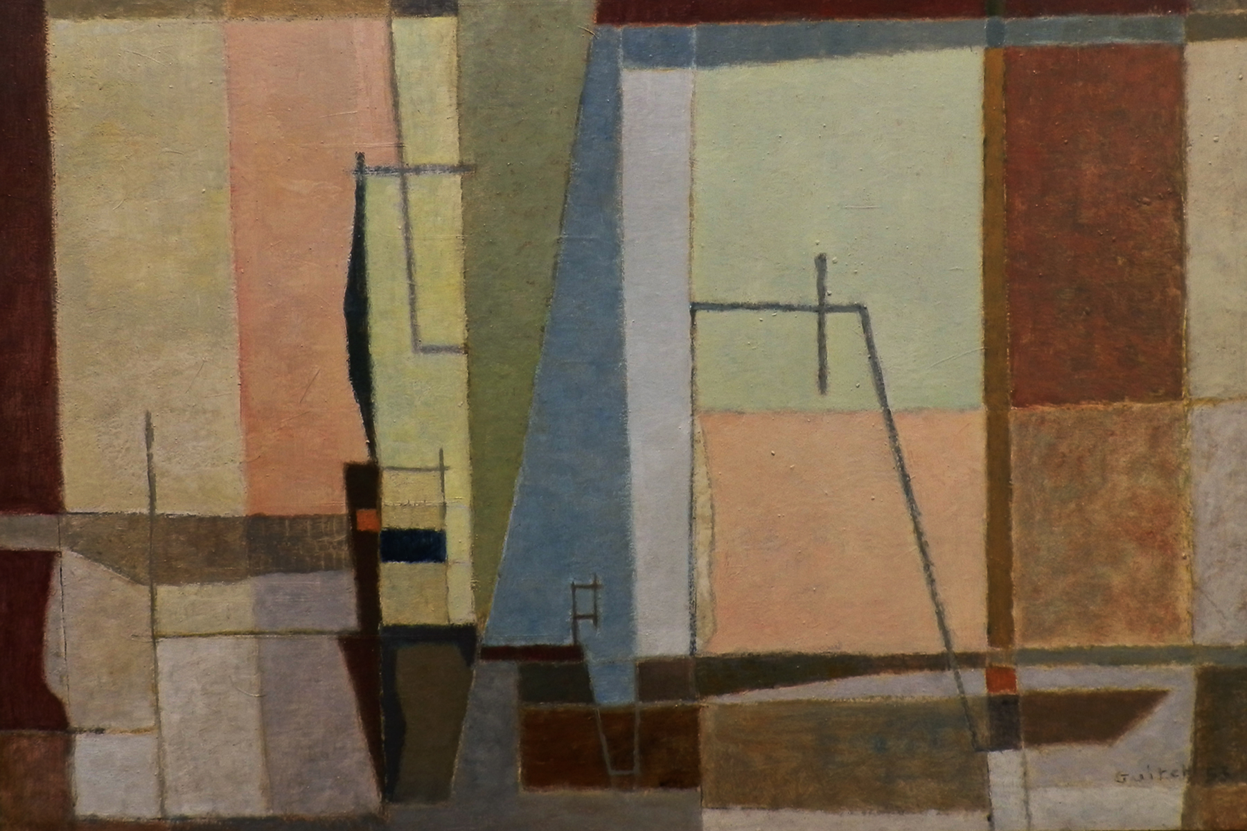 James Guitet - Sans titre 1955